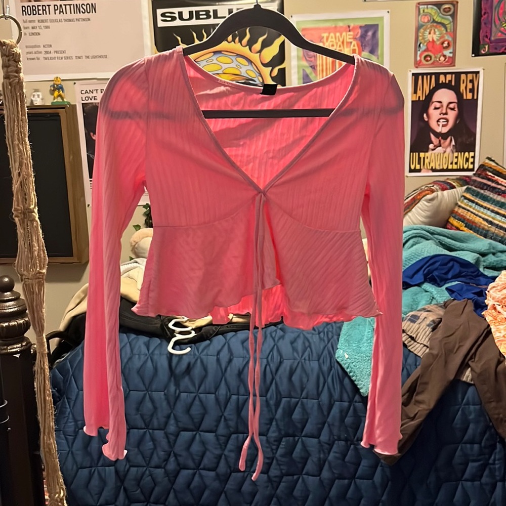 Pink top